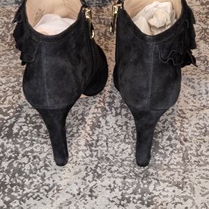 Louise et Cie Black Suede Heeled Boots